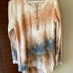 NIC+ZOE Tie dye top NWT